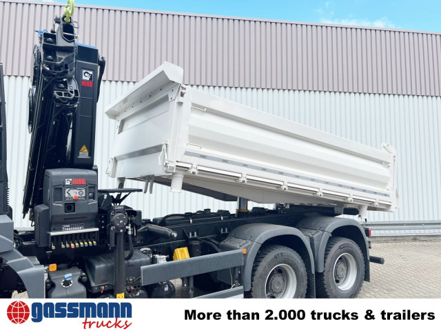 MAN TGS 33.430 6x6 BB CH mit Kran Hiab X-HiDuo 228 - Volquete camión, Camión grúa: foto 3 MAN TGS 33.430 6x6 BB CH mit Kran Hiab X-HiDuo 228 - Volquete camión, Camión grúa: foto 3