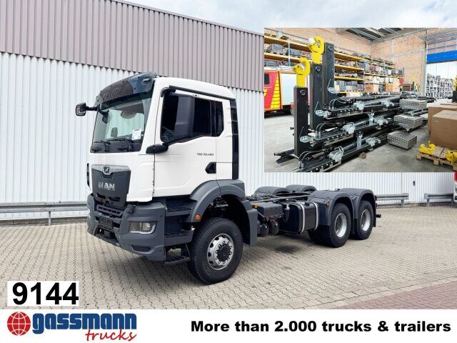 MAN TGS 33.480 6x6 BB CH, Hohe Bauart, Nebenantrieb - Multibasculante camión: foto 1 MAN TGS 33.480 6x6 BB CH, Hohe Bauart, Nebenantrieb - Multibasculante camión: foto 1