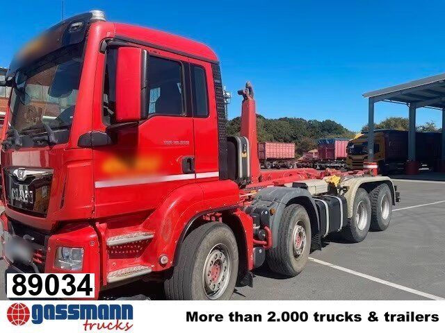 MAN TGS 35.500 8x4 BB, Pritarder, Meiller RK 30.65 - Multibasculante camión: foto 1 MAN TGS 35.500 8x4 BB, Pritarder, Meiller RK 30.65 - Multibasculante camión: foto 1