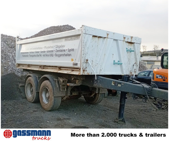 Meiller MZDA 18/21, Stahlbordwände, ca. 11m³ - Volquete remolque: foto 2 Meiller MZDA 18/21, Stahlbordwände, ca. 11m³ - Volquete remolque: foto 2