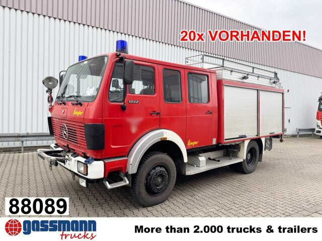 Mercedes-Benz 1222 AF 4x4 Doka, LF 16 TS - Camión de bomberos: foto 1 Mercedes-Benz 1222 AF 4x4 Doka, LF 16 TS - Camión de bomberos: foto 1