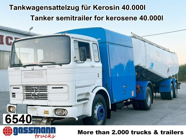 Mercedes-Benz 1923 4x2 Tankwagenzug für Kerosin 40.000l - Cisterna camión: foto 1 Mercedes-Benz 1923 4x2 Tankwagenzug für Kerosin 40.000l - Cisterna camión: foto 1
