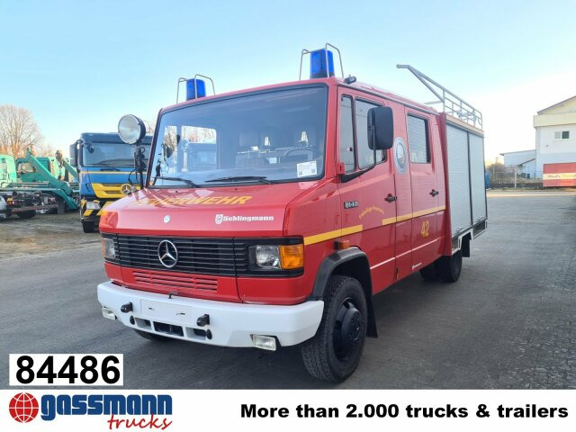 Mercedes-Benz 814 D 4x2 Doka, LF 8/6 - Camión de bomberos: foto 1 Mercedes-Benz 814 D 4x2 Doka, LF 8/6 - Camión de bomberos: foto 1