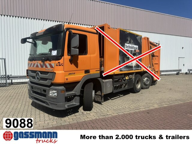 Mercedes-Benz Actros 2532/41 L 6x2, EEV, Lenkachse - Chasis camión: foto 1 Mercedes-Benz Actros 2532/41 L 6x2, EEV, Lenkachse - Chasis camión: foto 1