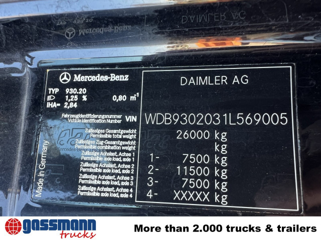 Mercedes-Benz Actros 2541 L 6x2, Fahrschulausstattung, - Camión caja cerrada: foto 5 Mercedes-Benz Actros 2541 L 6x2, Fahrschulausstattung, - Camión caja cerrada: foto 5