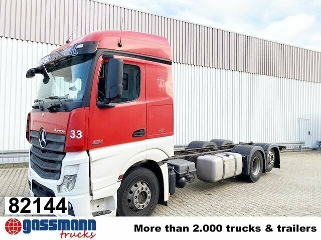 Mercedes-Benz Actros 2545 L 6x2, StreamSpace, Liftachse, - Chasis camión: foto 1 Mercedes-Benz Actros 2545 L 6x2, StreamSpace, Liftachse, - Chasis camión: foto 1