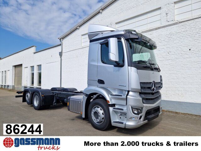 Mercedes-Benz Actros 2553 LL 6x2, Retarder, Liftachse, - Chasis camión: foto 1 Mercedes-Benz Actros 2553 LL 6x2, Retarder, Liftachse, - Chasis camión: foto 1