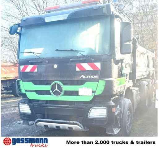 Mercedes-Benz Actros 3341 K 6x4, Bormatik links, Heckkran Penz - Volquete camión, Camión grúa: foto 2 Mercedes-Benz Actros 3341 K 6x4, Bormatik links, Heckkran Penz - Volquete camión, Camión grúa: foto 2