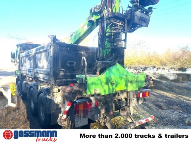 Mercedes-Benz Actros 3341 K 6x4, Bormatik links, Heckkran Penz - Volquete camión, Camión grúa: foto 3 Mercedes-Benz Actros 3341 K 6x4, Bormatik links, Heckkran Penz - Volquete camión, Camión grúa: foto 3
