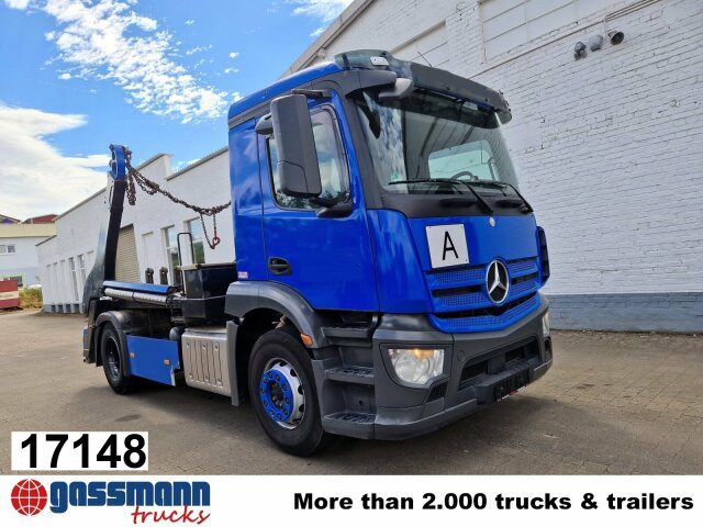 Mercedes-Benz Antos 1840 L, Gergen Teleskopabsetzkipper Adonis - Portacontenedor de cadenas camión: foto 1 Mercedes-Benz Antos 1840 L, Gergen Teleskopabsetzkipper Adonis - Portacontenedor de cadenas camión: foto 1