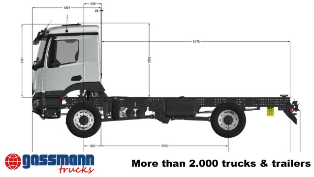 Mercedes-Benz Arocs 1827/30 A 4x4, mehrfach vorhanden! - Chasis camión: foto 5 Mercedes-Benz Arocs 1827/30 A 4x4, mehrfach vorhanden! - Chasis camión: foto 5