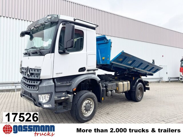 Mercedes-Benz Arocs 1833 AK 4x4, Meiller 3-S-Kipper, Bordmatik - Volquete camión: foto 1 Mercedes-Benz Arocs 1833 AK 4x4, Meiller 3-S-Kipper, Bordmatik - Volquete camión: foto 1
