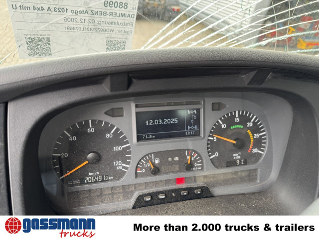 Mercedes-Benz Atego 1023 A 4x4, Einzelbereifung, Heckkran - Chasis camión, Camión grúa: foto 2 Mercedes-Benz Atego 1023 A 4x4, Einzelbereifung, Heckkran - Chasis camión, Camión grúa: foto 2