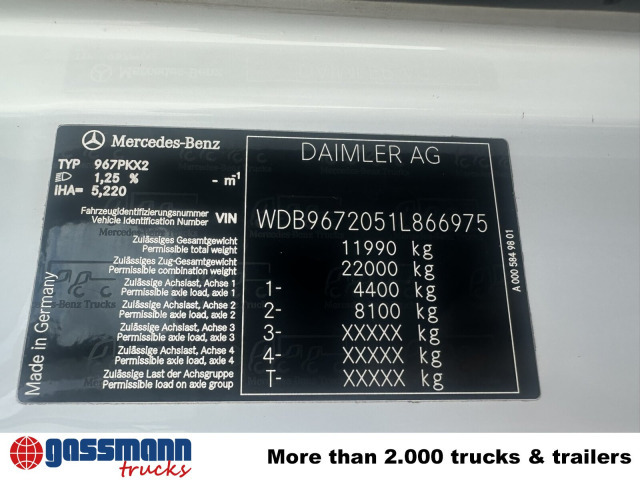 Mercedes-Benz Atego 1223 K 4x2, AHK-Öl - Volquete camión: foto 4 Mercedes-Benz Atego 1223 K 4x2, AHK-Öl - Volquete camión: foto 4