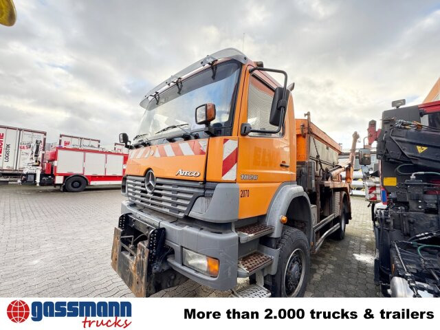 Mercedes-Benz Atego 1828 4x4, Tele-Absetzer, - Portacontenedor de cadenas camión: foto 3 Mercedes-Benz Atego 1828 4x4, Tele-Absetzer, - Portacontenedor de cadenas camión: foto 3