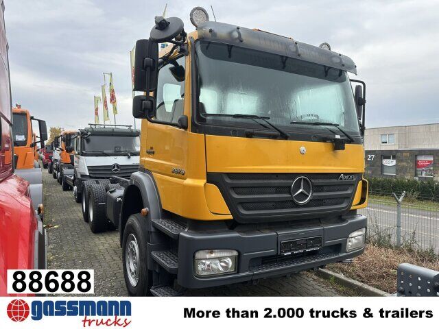 Mercedes-Benz Axor 2629 K 6x4, PTO, Steel, Manual, 6-Zylinder - Chasis camión: foto 1 Mercedes-Benz Axor 2629 K 6x4, PTO, Steel, Manual, 6-Zylinder - Chasis camión: foto 1