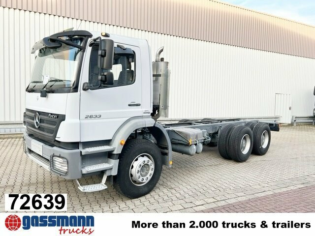 Mercedes-Benz Axor 2633 K 6x4 RHD - Chasis camión: foto 1 Mercedes-Benz Axor 2633 K 6x4 RHD - Chasis camión: foto 1