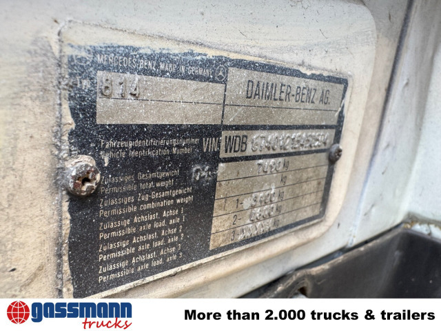 Mercedes-Benz LK 814 4x2, 6-Zylinder, City-Abroller - Multibasculante camión: foto 3 Mercedes-Benz LK 814 4x2, 6-Zylinder, City-Abroller - Multibasculante camión: foto 3