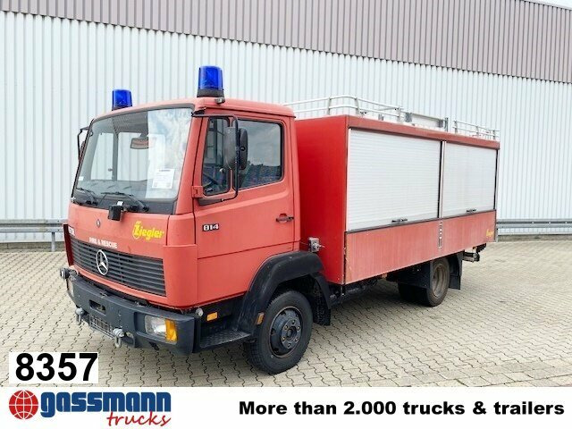 Mercedes-Benz LK 814 F 4x2, Ziegler RW1, 6-Zylinder Motor - Camión caja cerrada: foto 1 Mercedes-Benz LK 814 F 4x2, Ziegler RW1, 6-Zylinder Motor - Camión caja cerrada: foto 1