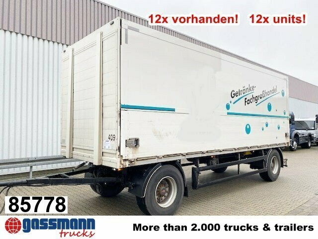 Orten PRASQ 18 Getränkeanhänger, Stapleraufnahme, - Caja cerrada remolque: foto 1 Orten PRASQ 18 Getränkeanhänger, Stapleraufnahme, - Caja cerrada remolque: foto 1