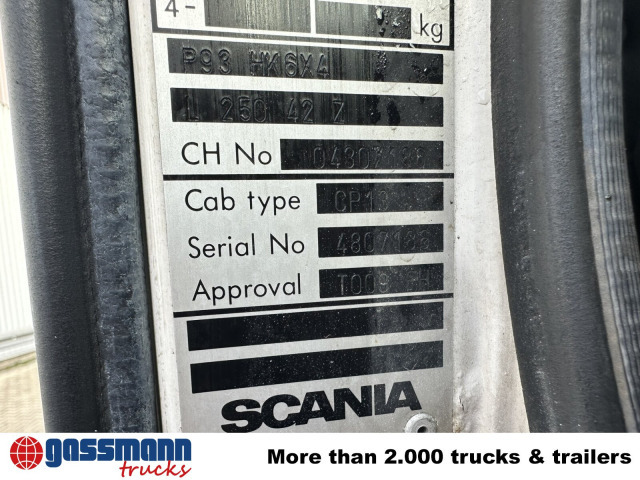 Scania P93 HK 250 6x4L, Abrollkipper - Multibasculante camión: foto 2 Scania P93 HK 250 6x4L, Abrollkipper - Multibasculante camión: foto 2