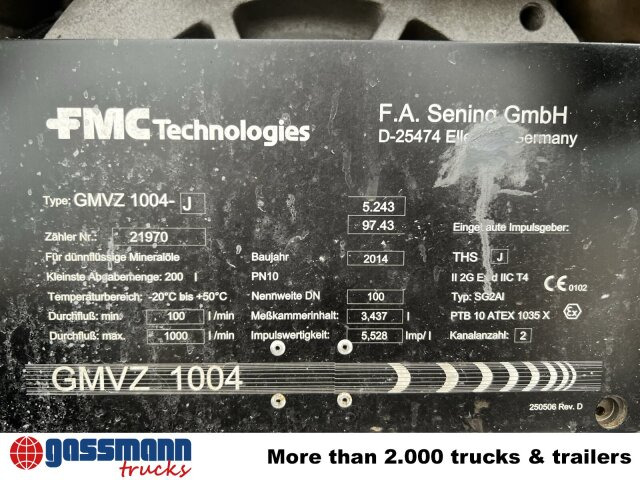 Scania R450 4x2, Retarder, ADR, Rohr Tank, ca. 14400l - Cisterna camión: foto 4 Scania R450 4x2, Retarder, ADR, Rohr Tank, ca. 14400l - Cisterna camión: foto 4