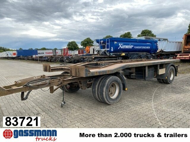 Schmidt FT 18/Z/5,4 Abrollanhänger - Remolque multilift/ Portacontenedores de cadenas: foto 1 Schmidt FT 18/Z/5,4 Abrollanhänger - Remolque multilift/ Portacontenedores de cadenas: foto 1