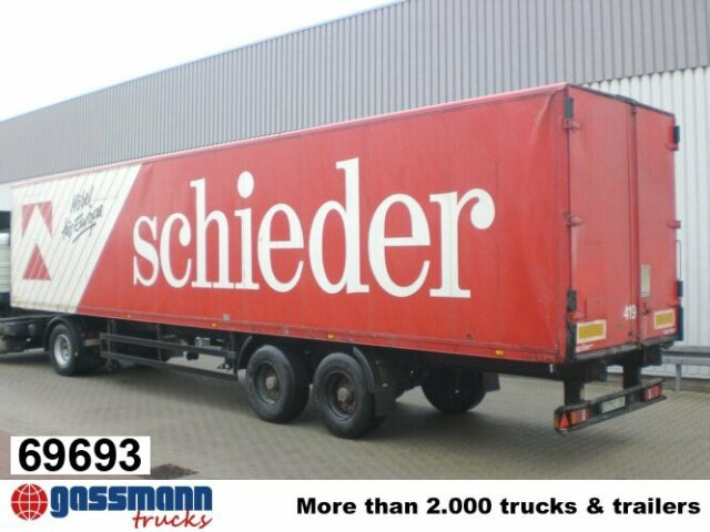Spier SPIER SLG 2/90, Möbelkofferauflieger, 80 cbm, - Caja cerrada semirremolque: foto 1 Spier SPIER SLG 2/90, Möbelkofferauflieger, 80 cbm, - Caja cerrada semirremolque: foto 1