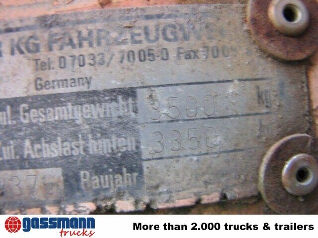 TTS-3,5 mit Auffahrrampe - Góndola rebajadas remolque: foto 2 TTS-3,5 mit Auffahrrampe - Góndola rebajadas remolque: foto 2