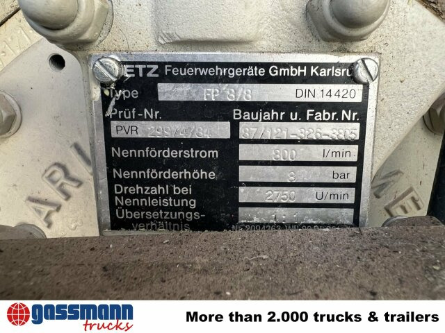 Unimog U 1300 L 435/11 4x4, -Feuerwehr - Camión de bomberos: foto 2 Unimog U 1300 L 435/11 4x4, -Feuerwehr - Camión de bomberos: foto 2