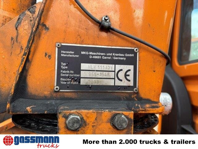 Unimog U400 4x4, Frontzapfwelle, Kipper, Kran MKG HKL - Volquete camión, Camión grúa: foto 3 Unimog U400 4x4, Frontzapfwelle, Kipper, Kran MKG HKL - Volquete camión, Camión grúa: foto 3