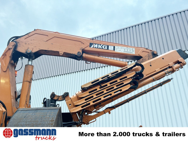 Unimog U400 4x4, Frontzapfwelle, Kipper, Kran MKG HKL - Volquete camión, Camión grúa: foto 2 Unimog U400 4x4, Frontzapfwelle, Kipper, Kran MKG HKL - Volquete camión, Camión grúa: foto 2