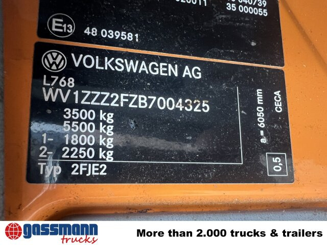 Volkswagen Crafter 2.5 TDI 4x2 Doka, Meiller Kipper - Volquete camión: foto 2 Volkswagen Crafter 2.5 TDI 4x2 Doka, Meiller Kipper - Volquete camión: foto 2