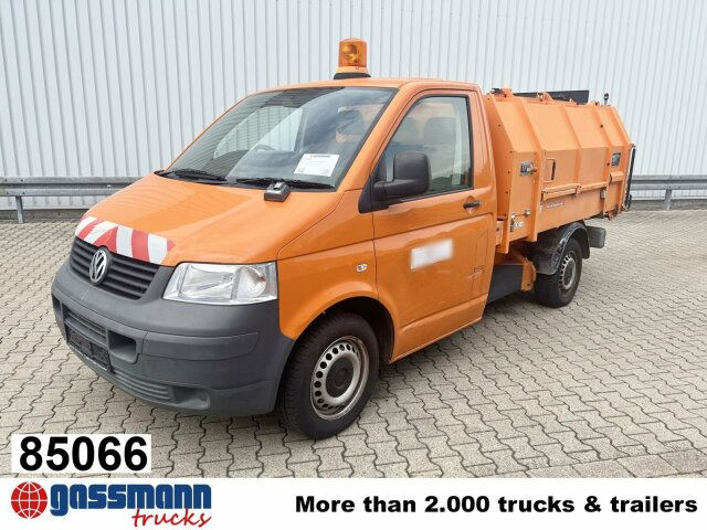 Volkswagen T5 1.9 TDI 4x2, Hagemann Müllpreßaufbau ca. - Camión de basura: foto 1 Volkswagen T5 1.9 TDI 4x2, Hagemann Müllpreßaufbau ca. - Camión de basura: foto 1