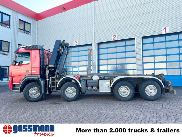 Volvo FM 460 8x2-6, Lenk-/Liftachse, Kran HMF 2020-K4, - Multibasculante camión, Camión grúa: foto 3 Volvo FM 460 8x2-6, Lenk-/Liftachse, Kran HMF 2020-K4, - Multibasculante camión, Camión grúa: foto 3