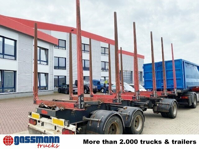 Remolque maderero para transporte de madera ZASLAW D-36657 Holzanhänger: foto 10