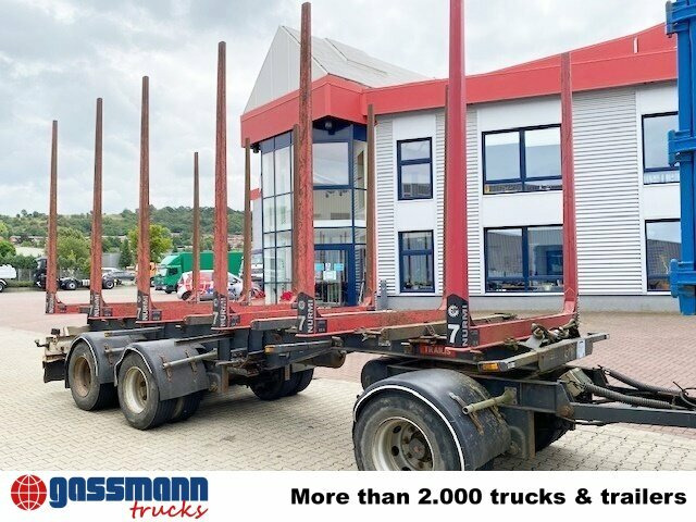 Remolque maderero para transporte de madera ZASLAW D-36657 Holzanhänger: foto 11