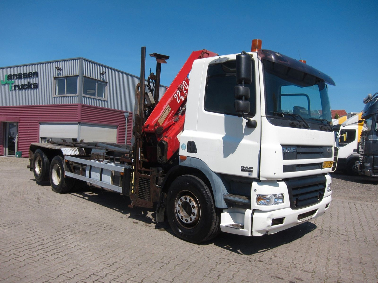 DAF CF 85 480 6x2 HMF 2220 3xhydr Remote Manual E3 - Multibasculante camión, Camión grúa: foto 1 DAF CF 85 480 6x2 HMF 2220 3xhydr Remote Manual E3 - Multibasculante camión, Camión grúa: foto 1