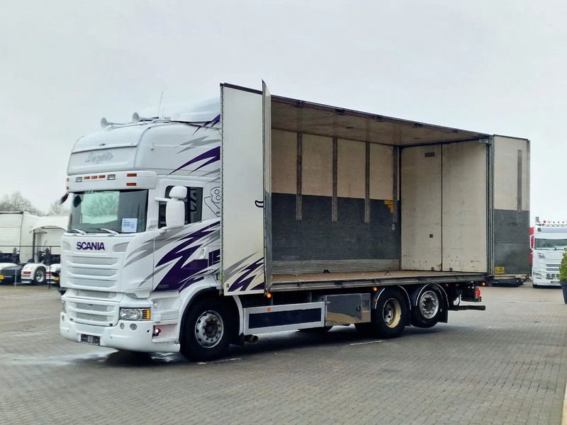 Scania R520 V8 Topline 6x2 - Box with sidedoors - Loadlift - 4.75 WB - Retarder - Euro 6 - Camión caja cerrada: foto 4 Scania R520 V8 Topline 6x2 - Box with sidedoors - Loadlift - 4.75 WB - Retarder - Euro 6 - Camión caja cerrada: foto 4