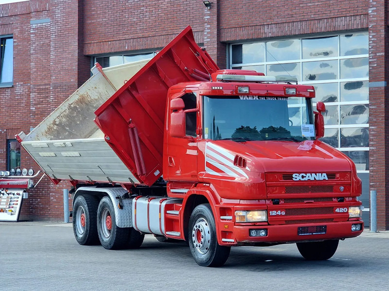 Scania T124-420 6x4 - Tipper - Retarder - Full steel - HUB Reduction - Manual gearbox - Volquete camión: foto 2 Scania T124-420 6x4 - Tipper - Retarder - Full steel - HUB Reduction - Manual gearbox - Volquete camión: foto 2