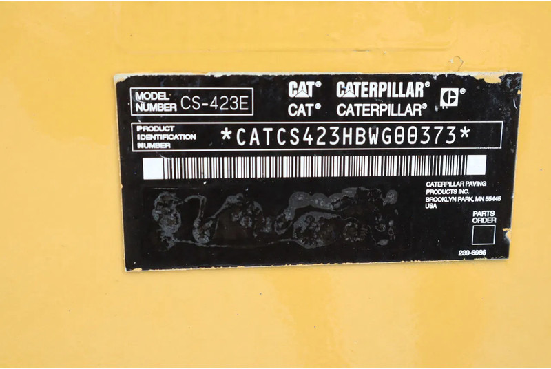 Rodillo Caterpillar CS423 E | AIRCO | GOOD WORKING | BW 177: foto 20