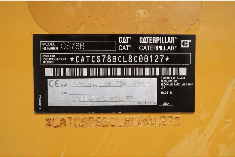 Rodillo Caterpillar CS78B | TRIMBLE GPS | GOOD CONDITION: foto 20
