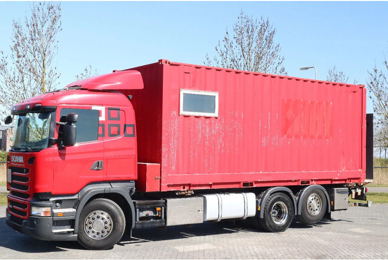 Scania R490 | 6X2 | RETARDER | BDF | MOBILE WORKSHOP | WERKSTATT - Portacontenedore/ Intercambiable camión: foto 1 Scania R490 | 6X2 | RETARDER | BDF | MOBILE WORKSHOP | WERKSTATT - Portacontenedore/ Intercambiable camión: foto 1