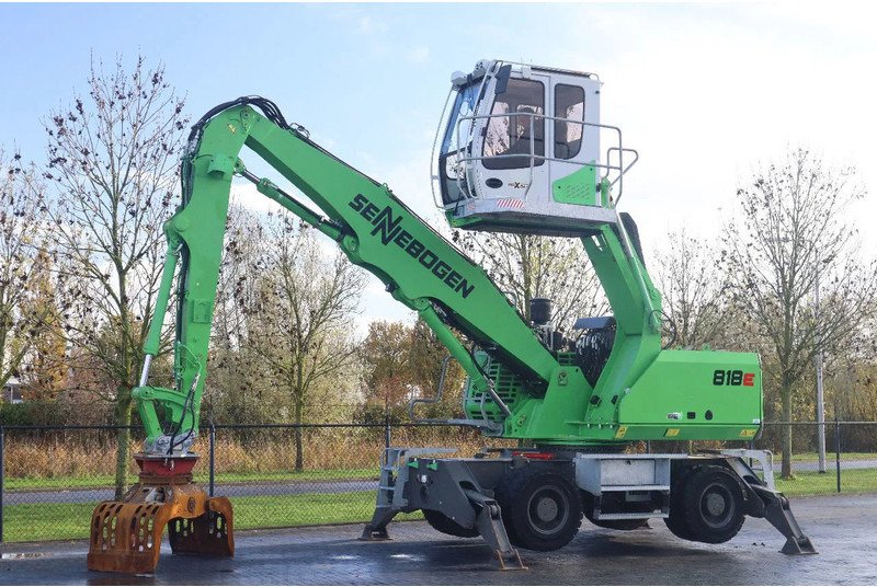 Sennebogen 818 E K9 ULM | SORTING GRAB | GOOD TIRES - Excavadora de ruedas: foto 2 Sennebogen 818 E K9 ULM | SORTING GRAB | GOOD TIRES - Excavadora de ruedas: foto 2