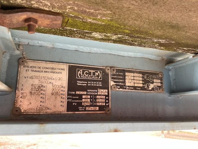 Semirremolque plataforma/ Caja abierta Actm: foto 7