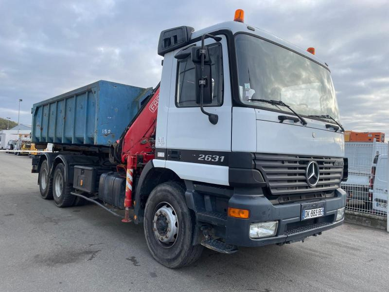Mercedes Actros 2631 - Multibasculante camión, Camión grúa: foto 1 Mercedes Actros 2631 - Multibasculante camión, Camión grúa: foto 1