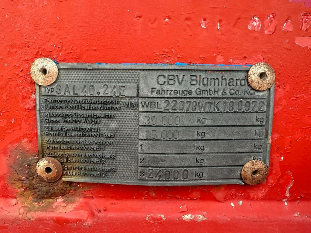 Blumhardt 3 axle 29.000 L ADR Tank trailer Blumhardt 3 axle 29.000 L ADR Tanktrailer - Cisterna semirremolque: foto 5 Blumhardt 3 axle 29.000 L ADR Tank trailer Blumhardt 3 axle 29.000 L ADR Tanktrailer - Cisterna semirremolque: foto 5