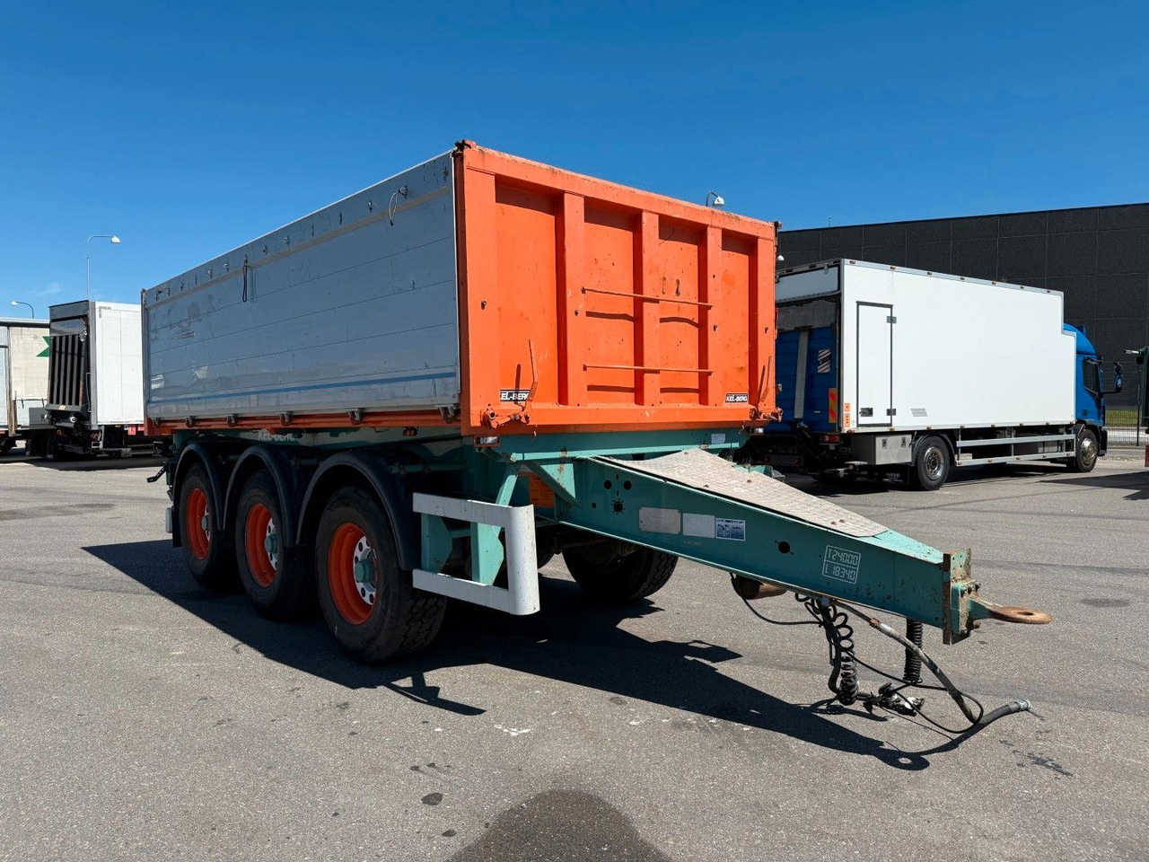 Kel-Berg 24 t. 3 axle T490K Tipper / Kipper - Volquete remolque: foto 2 Kel-Berg 24 t. 3 axle T490K Tipper / Kipper - Volquete remolque: foto 2