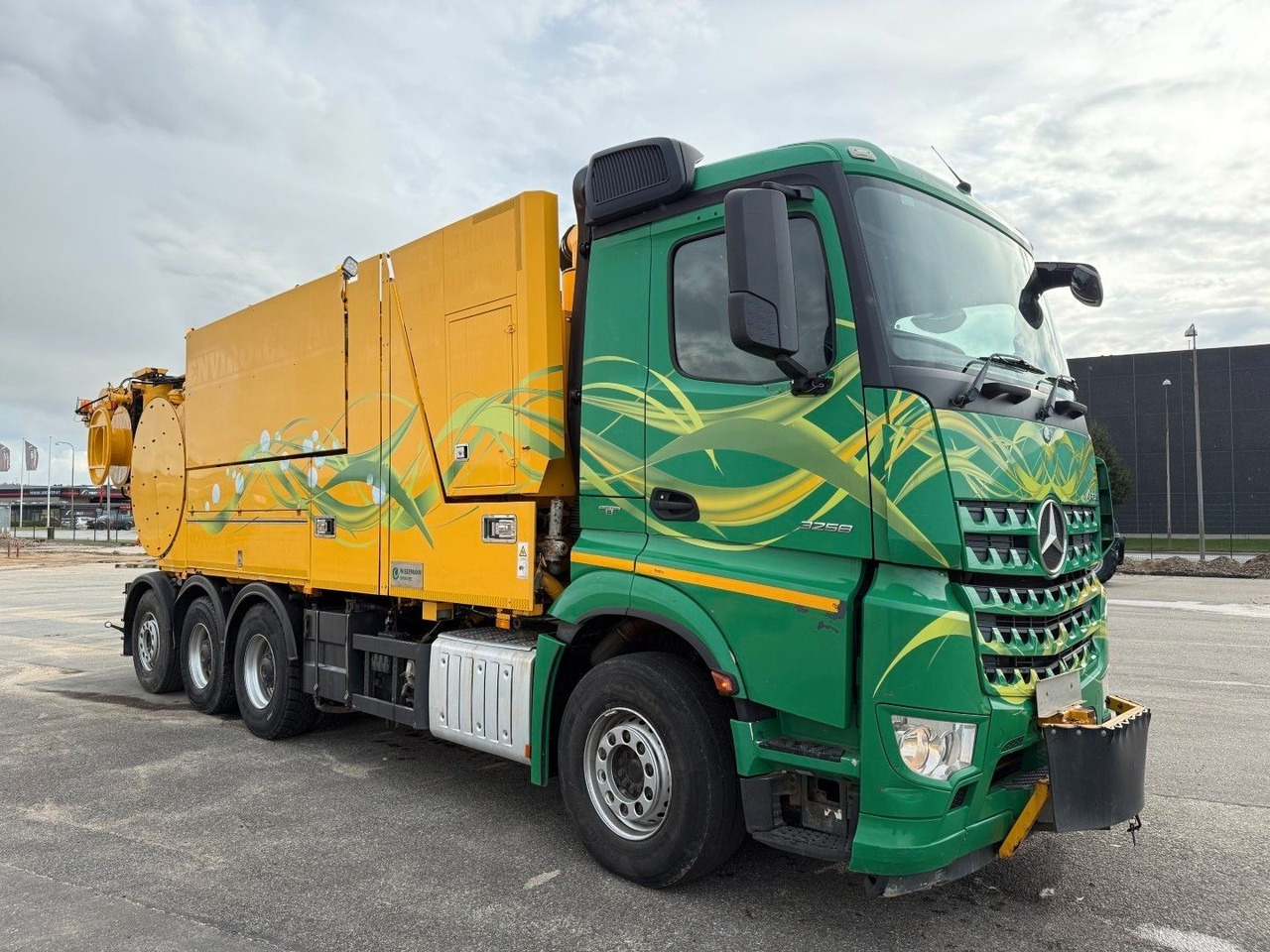 Mercedes-Benz 3258 RHD 8x4-4 Wiedemann Super 1000 Recycler - Limpieza de alcantarillado: foto 1 Mercedes-Benz 3258 RHD 8x4-4 Wiedemann Super 1000 Recycler - Limpieza de alcantarillado: foto 1