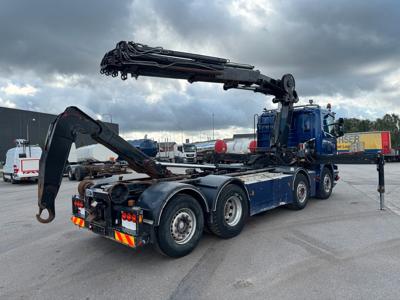 Scania G480 8x2*6 Hakenlift / Hiab 244 EP-5 Hipro - Camión grúa: foto 3 Scania G480 8x2*6 Hakenlift / Hiab 244 EP-5 Hipro - Camión grúa: foto 3